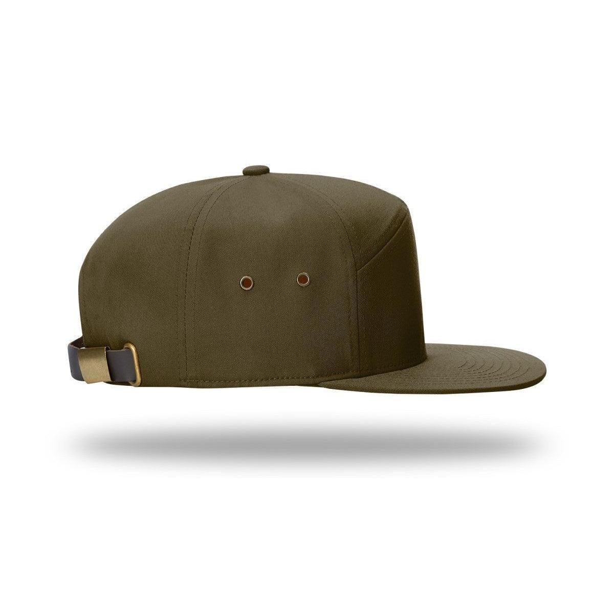 no-logo Richardson 7 Panel Twill Strapback-Richardson-Thread Logic