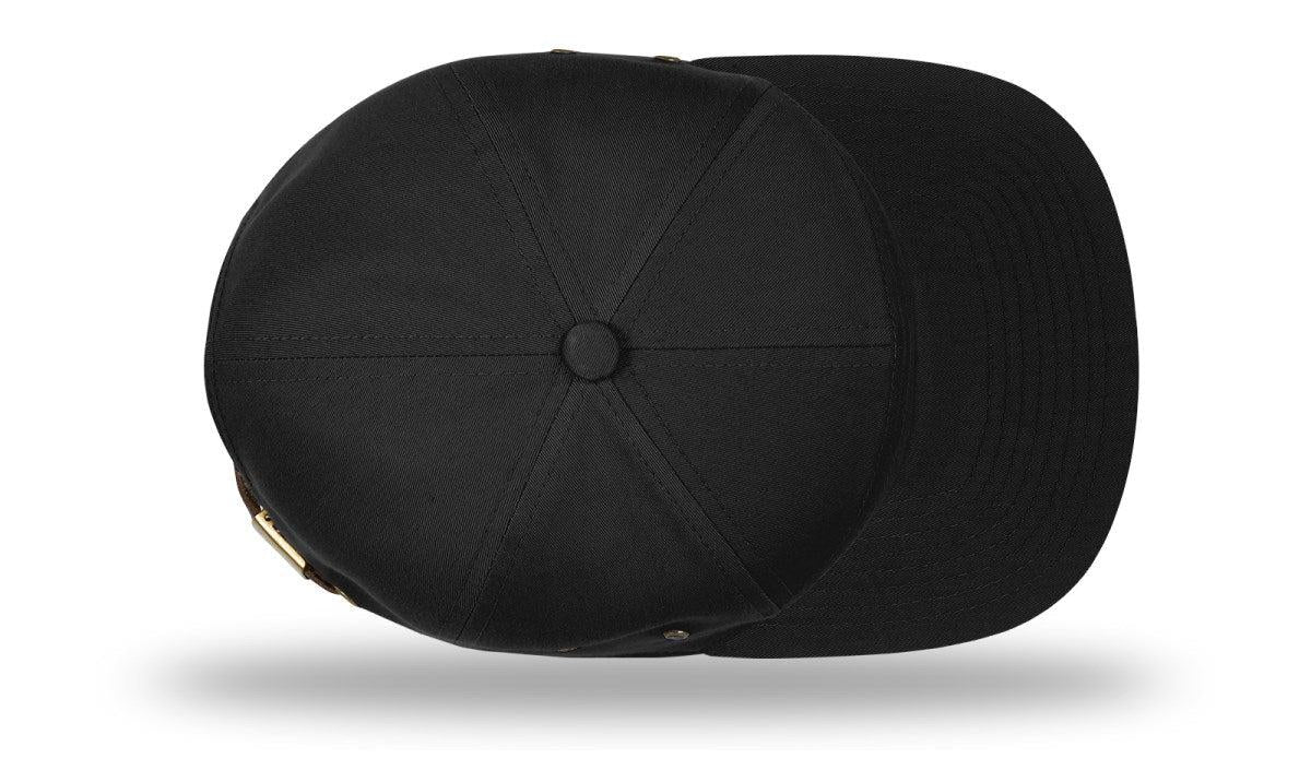 no-logo Richardson 7 Panel Twill Strapback-Richardson-Thread Logic