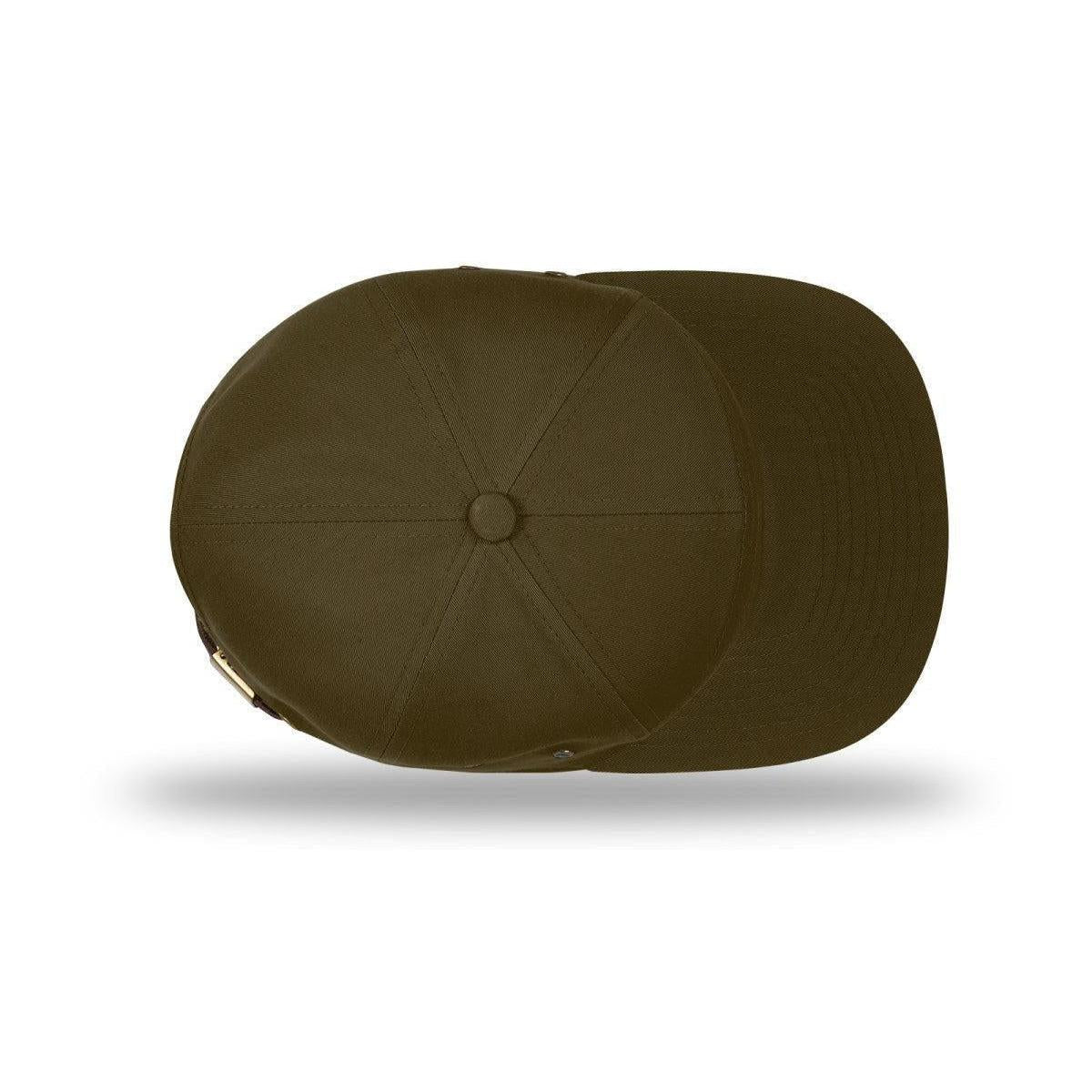 no-logo Richardson 7 Panel Twill Strapback-Richardson-Thread Logic