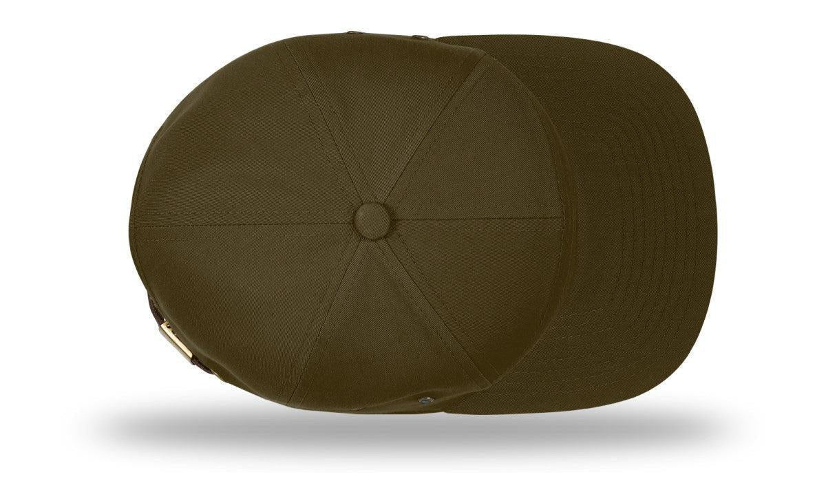 no-logo Richardson 7 Panel Twill Strapback-Richardson-Thread Logic