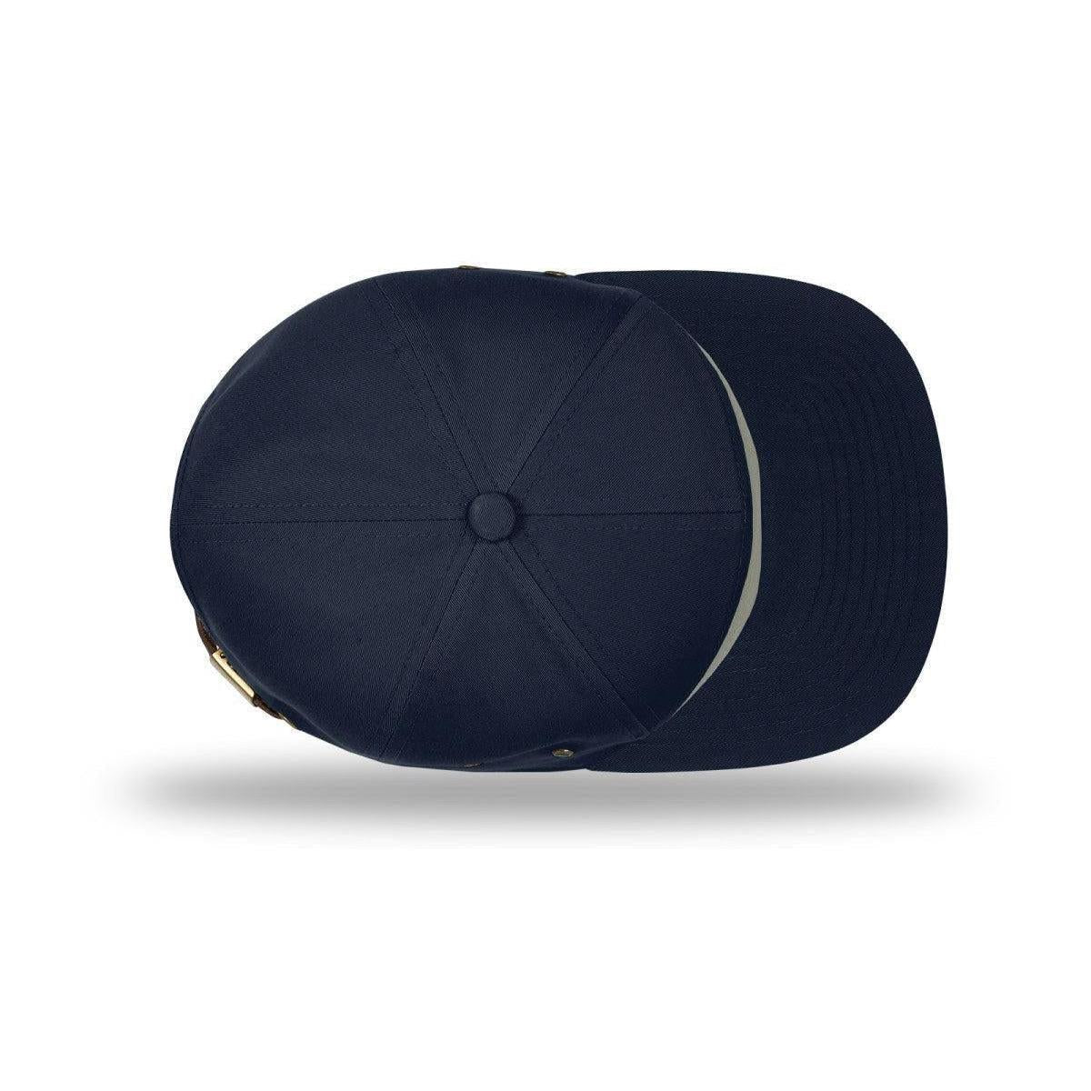 no-logo Richardson 7 Panel Twill Strapback-Richardson-Thread Logic