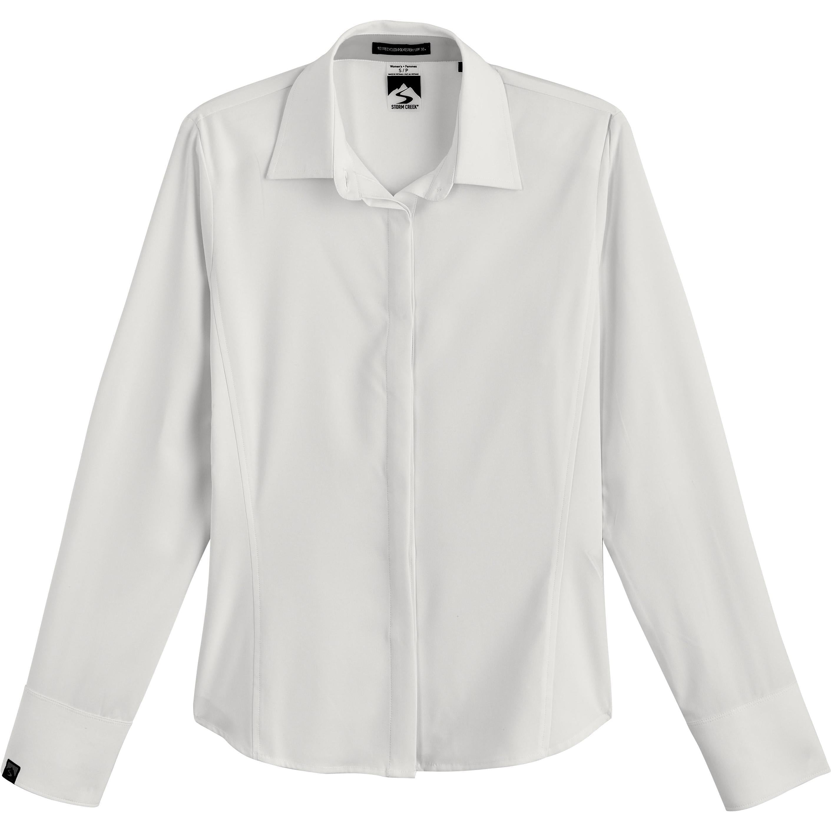 Storm Creek Ladies Executive 4-Way Stretch Solid Button Up