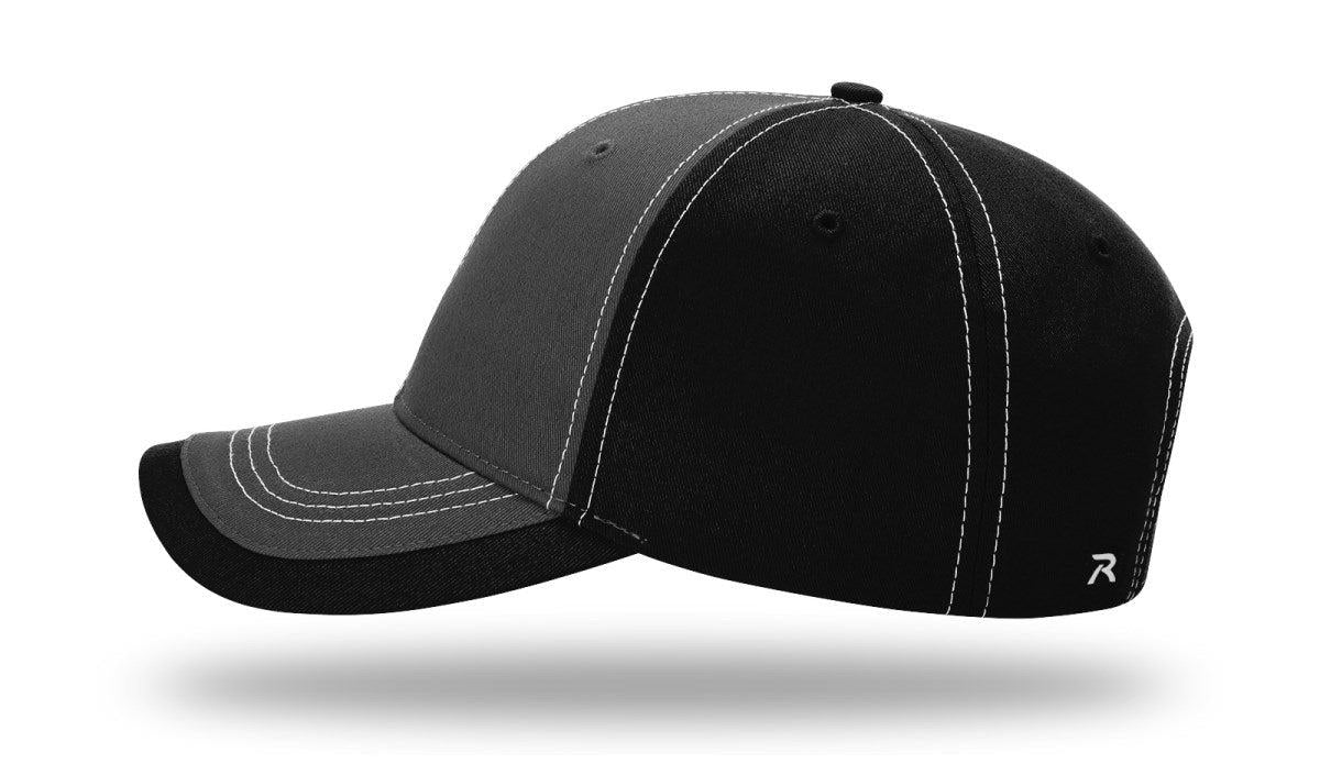 no-logo Richardson Charcoal Front W/ Contrast Stitching-Richardson-Thread Logic