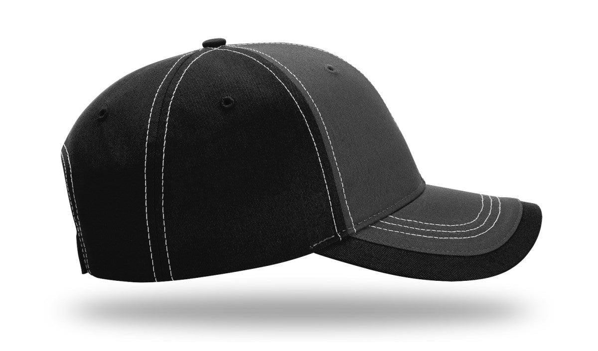 no-logo Richardson Charcoal Front W/ Contrast Stitching-Richardson-Thread Logic