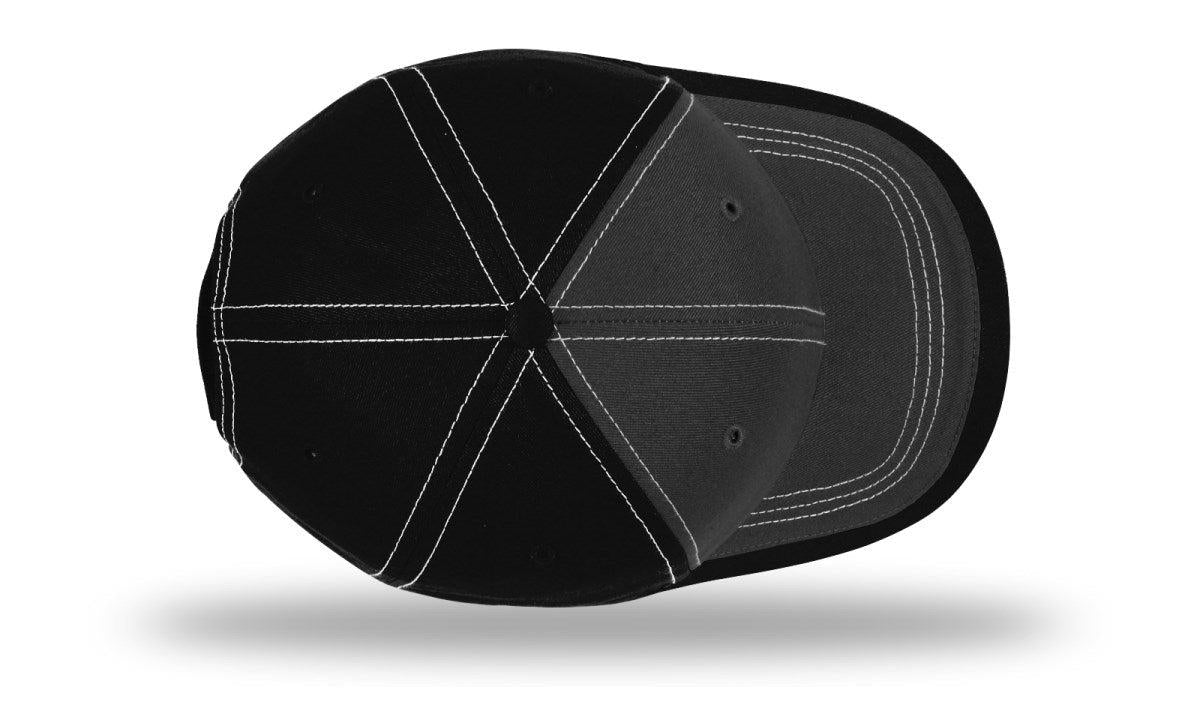 no-logo Richardson Charcoal Front W/ Contrast Stitching-Richardson-Thread Logic