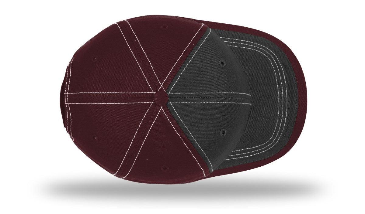 no-logo Richardson Charcoal Front W/ Contrast Stitching-Richardson-Thread Logic