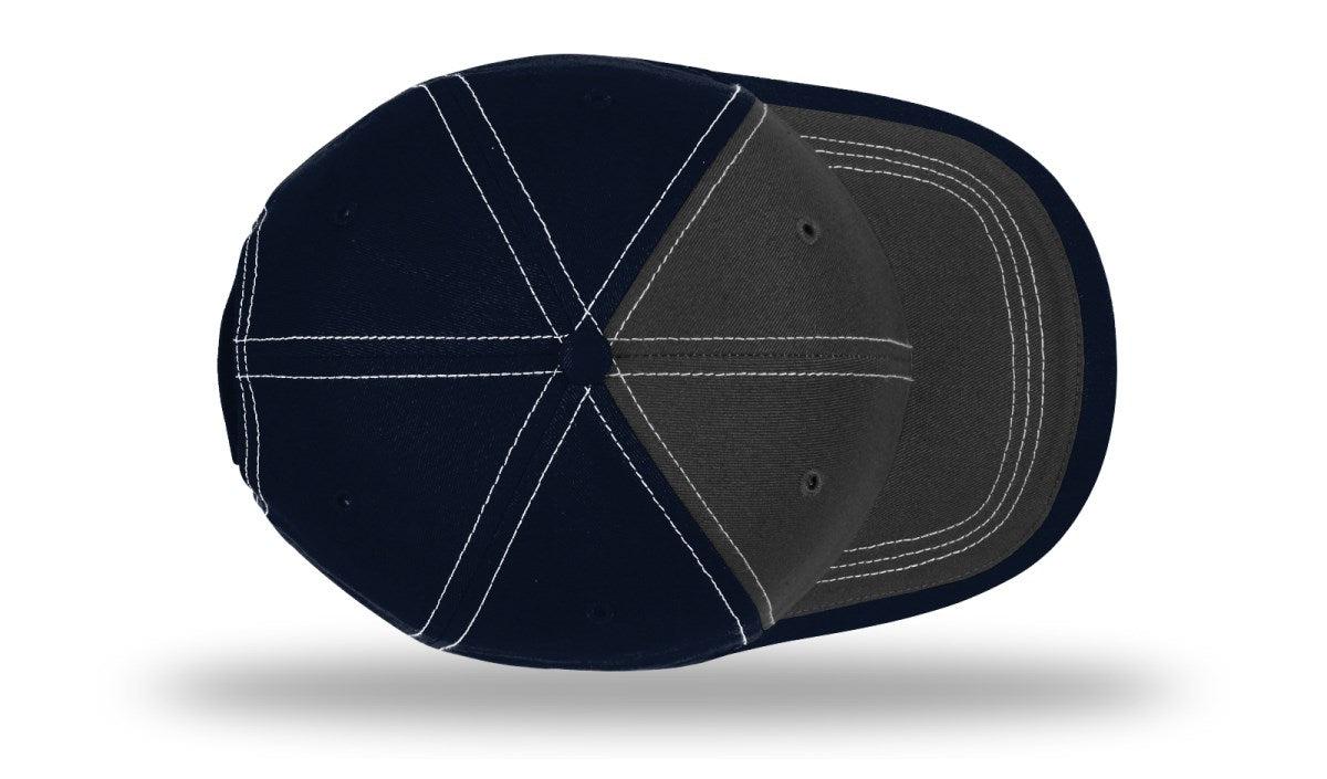 no-logo Richardson Charcoal Front W/ Contrast Stitching-Richardson-Thread Logic