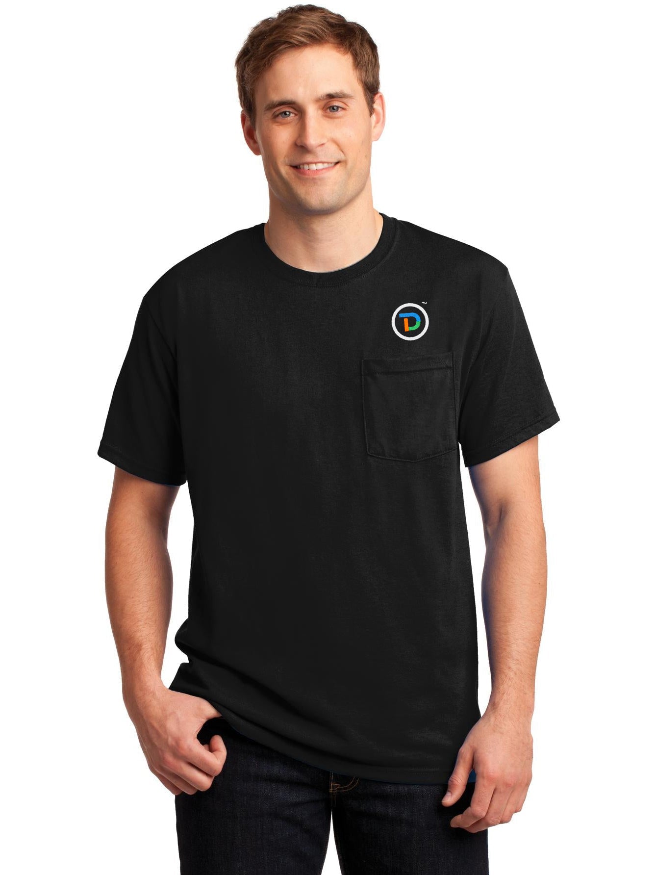 Jerzees 29MP T-Shirt with Custom Embroidery