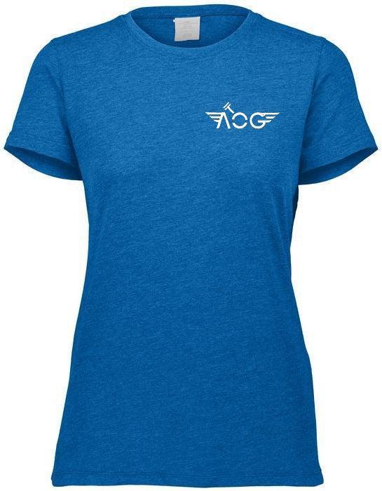 no-logo Augusta Ladies Tri-Blend Tee-Ladies T-Shirts-Augusta-Thread Logic