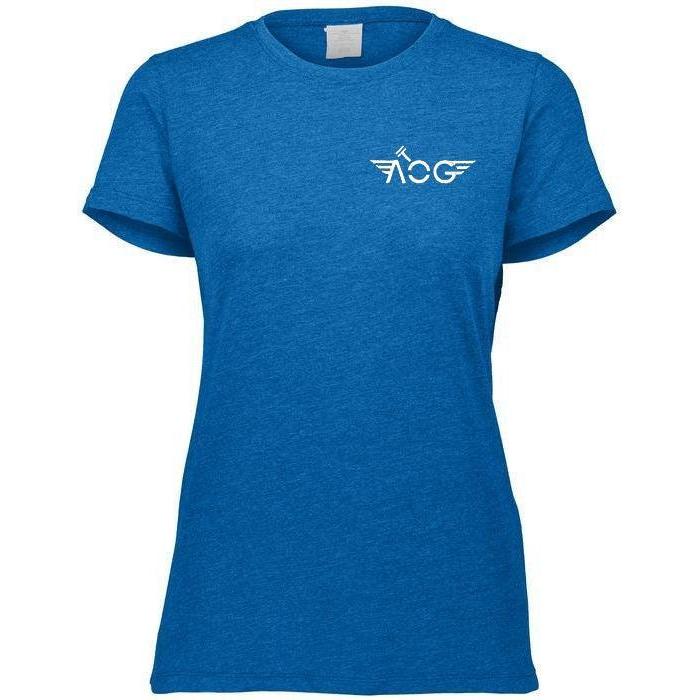 no-logo Augusta Ladies Tri-Blend Tee-Ladies T-Shirts-Augusta-Thread Logic