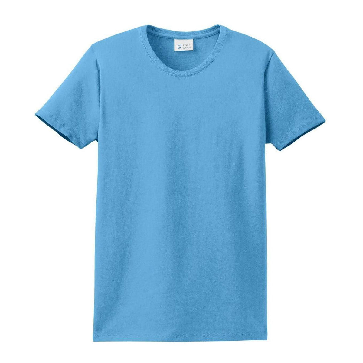 no-logo Port & Company Women's Essential T-Shirt-Polos-Port & Company-Aquatic Blue-XS-Thread Logic