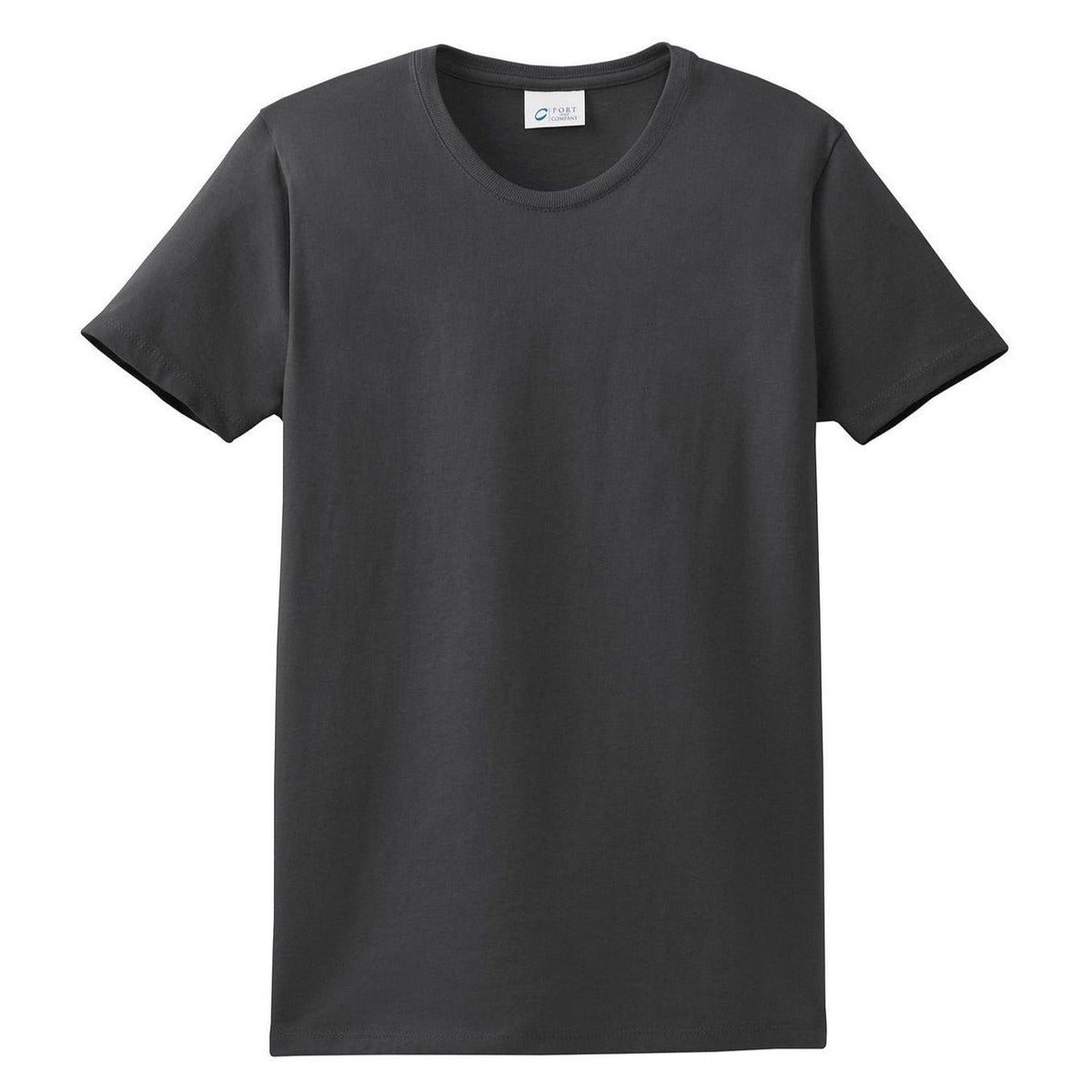 no-logo Port & Company Women's Essential T-Shirt-Polos-Port & Company-Charcoal-XS-Thread Logic