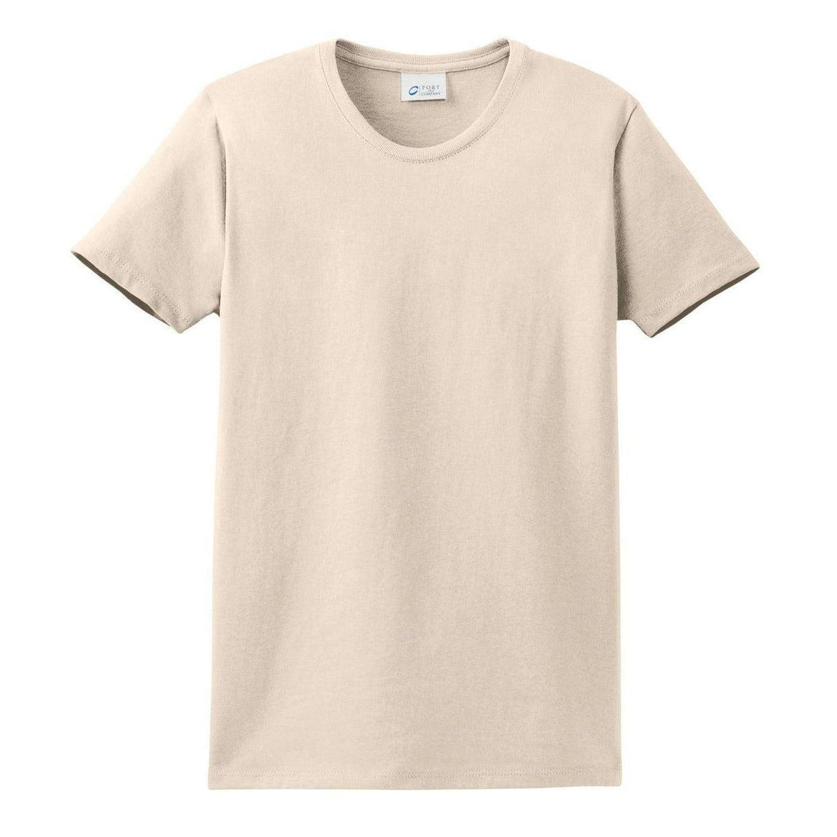 no-logo Port & Company Women's Essential T-Shirt-Polos-Port & Company-Natural-XS-Thread Logic