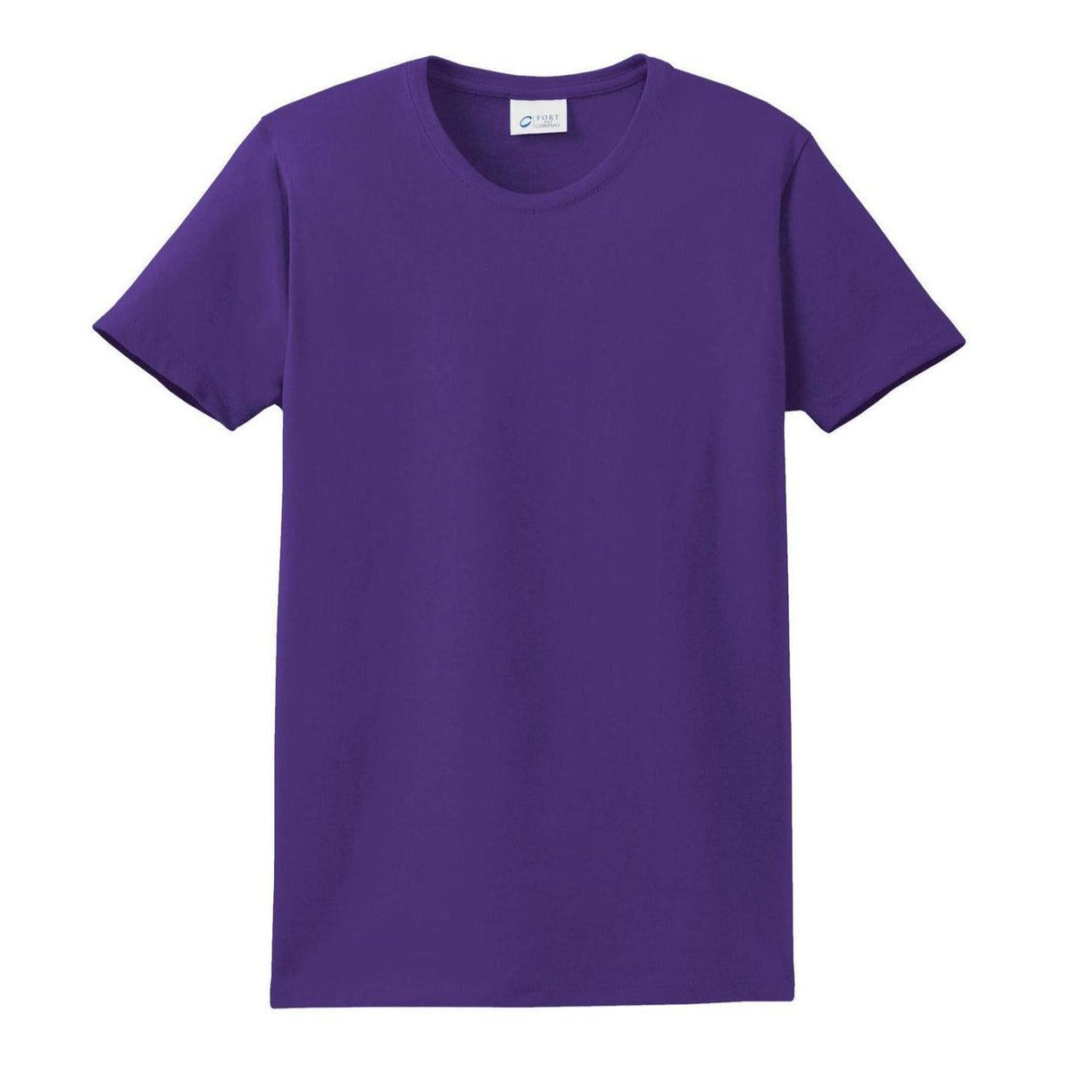 no-logo Port & Company Women's Essential T-Shirt-Polos-Port & Company-Purple-XS-Thread Logic