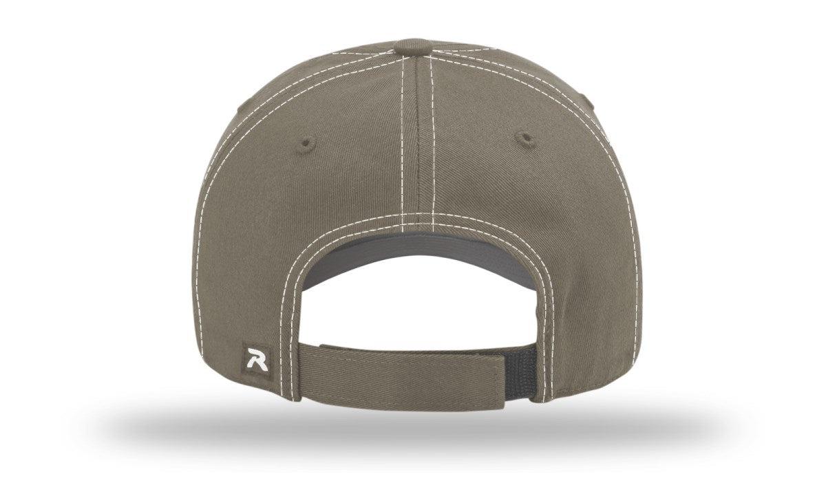 no-logo Richardson Washed Chino Sandwich Visor-Richardson-Thread Logic