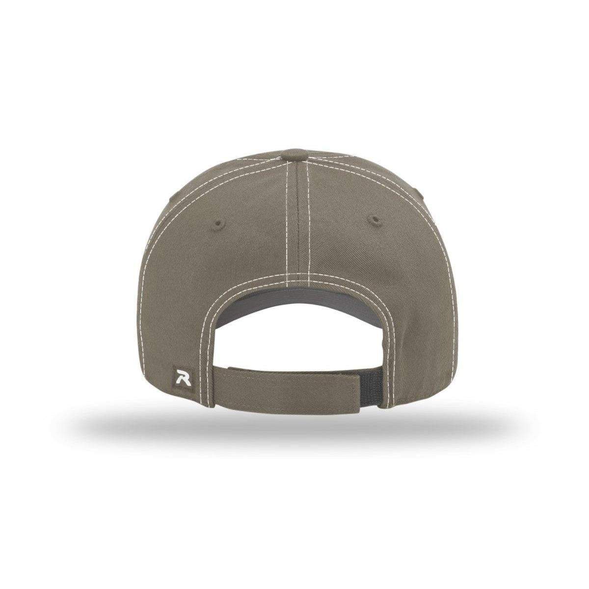 no-logo Richardson Washed Chino Sandwich Visor-Richardson-Thread Logic