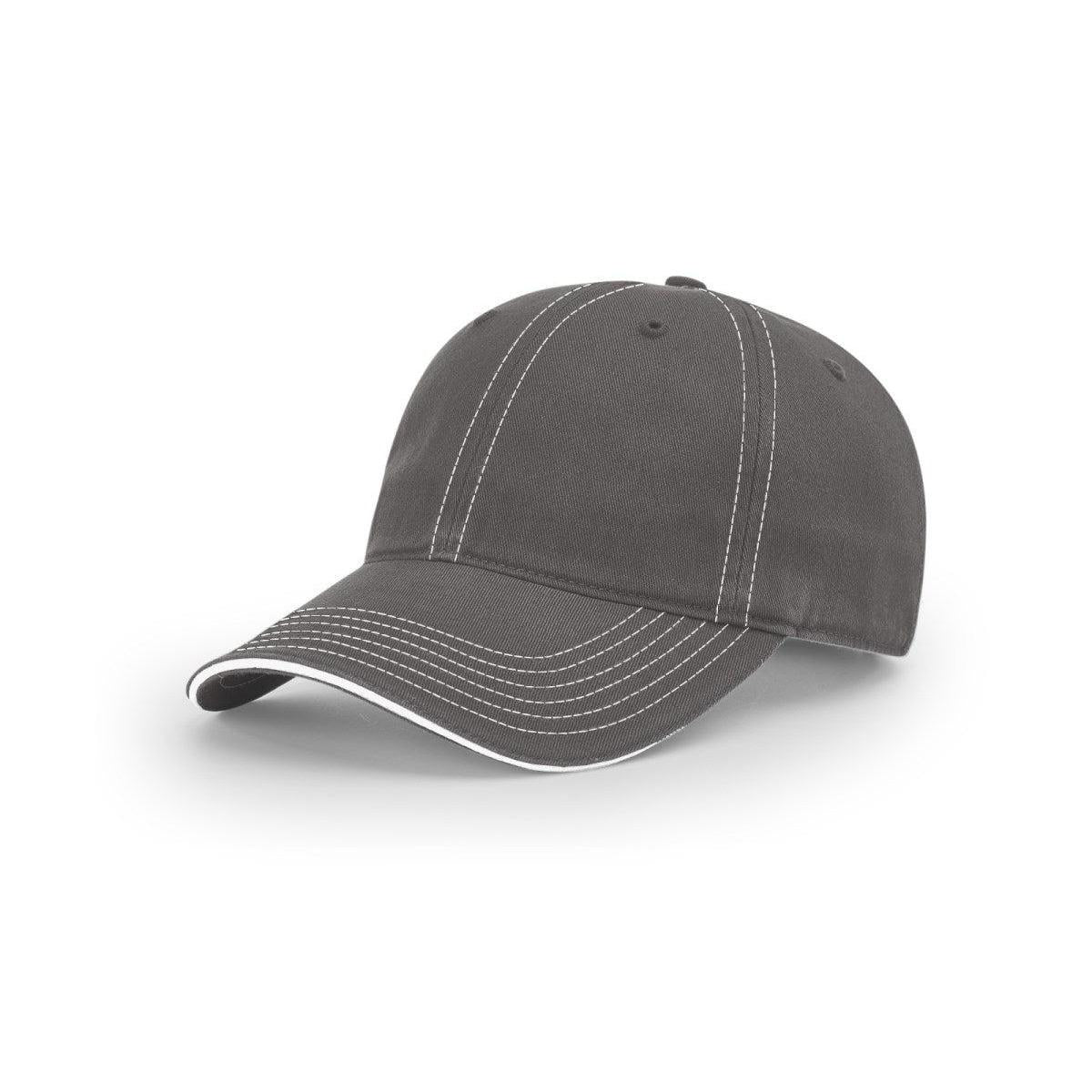 no-logo Richardson Washed Chino Sandwich Visor-Richardson-Thread Logic