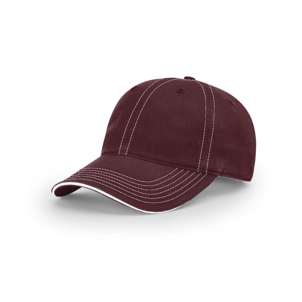 no-logo Richardson Washed Chino Sandwich Visor-Richardson-Thread Logic