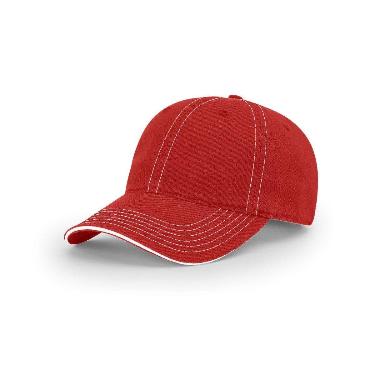 no-logo Richardson Washed Chino Sandwich Visor-Richardson-Thread Logic