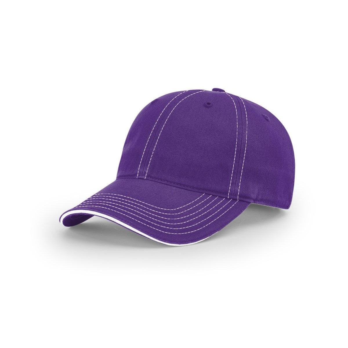 no-logo Richardson Washed Chino Sandwich Visor-Richardson-Thread Logic
