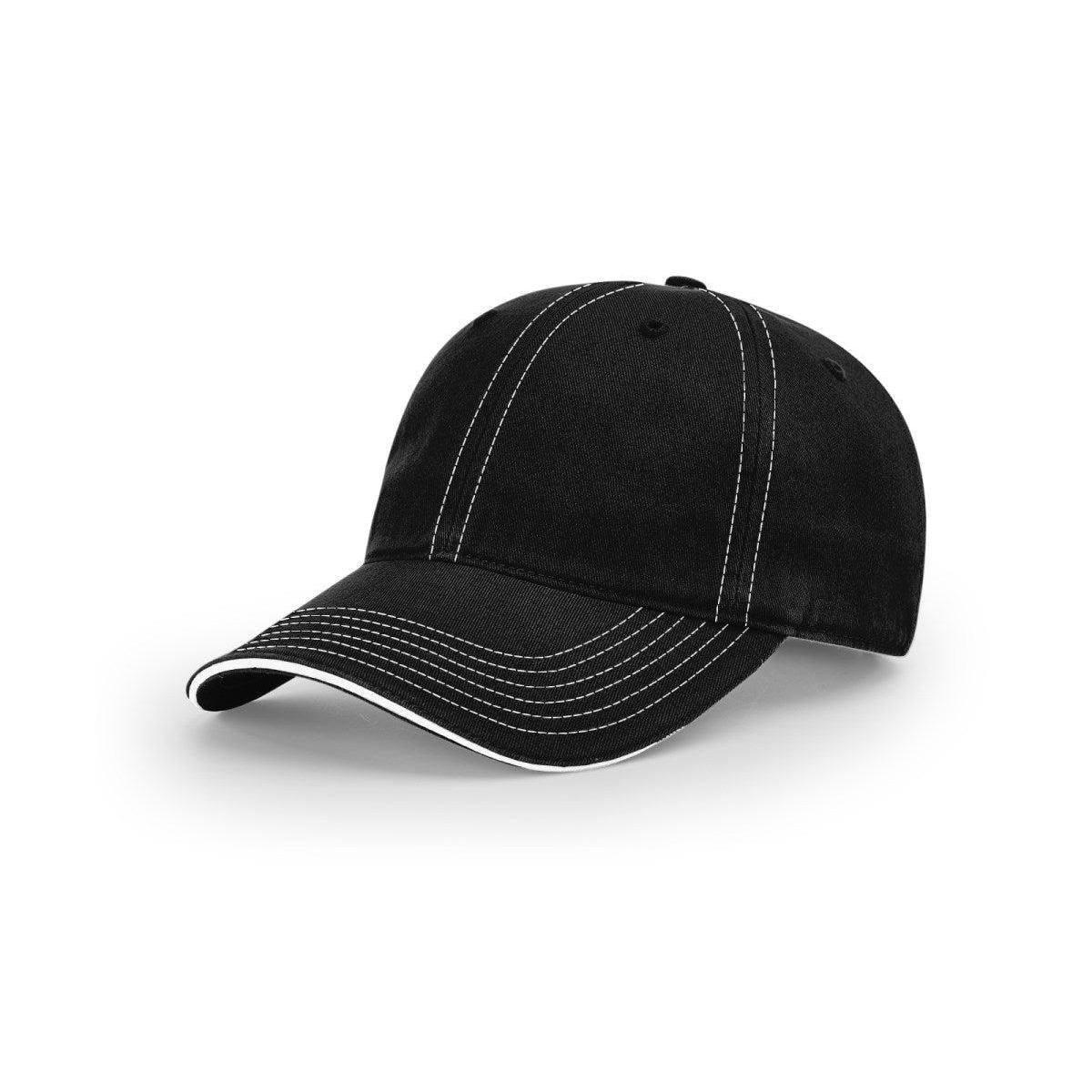 no-logo Richardson Washed Chino Sandwich Visor-Richardson-Thread Logic
