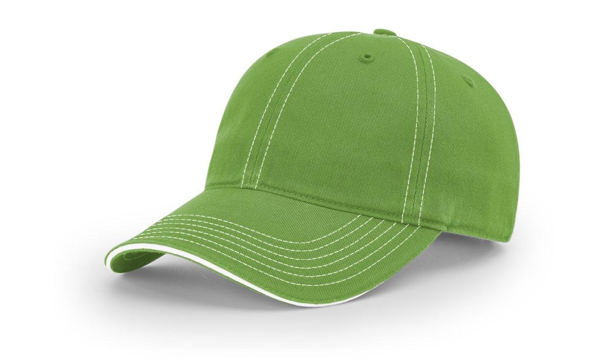 no-logo Richardson Washed Chino Sandwich Visor-Richardson-Thread Logic