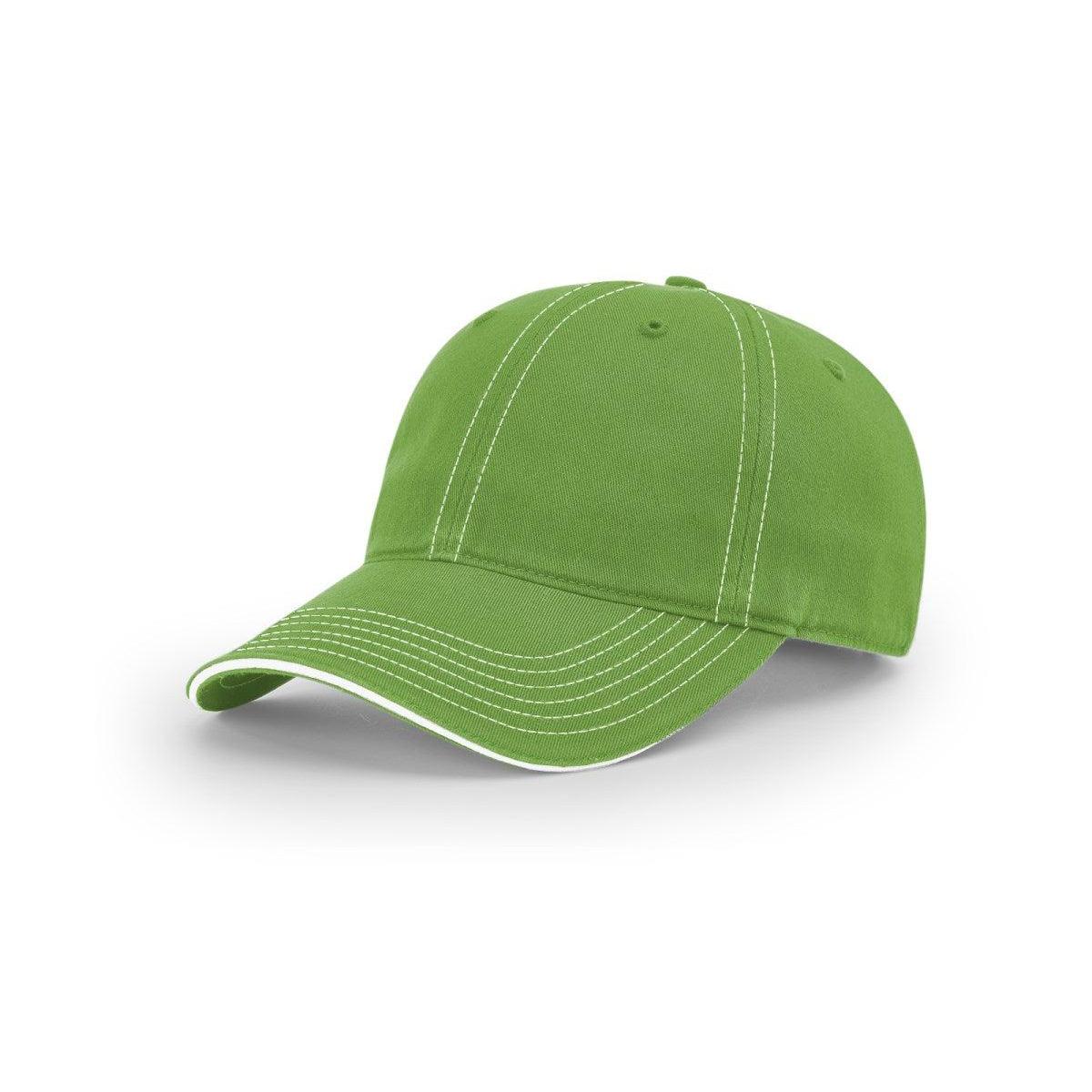 no-logo Richardson Washed Chino Sandwich Visor-Richardson-Thread Logic