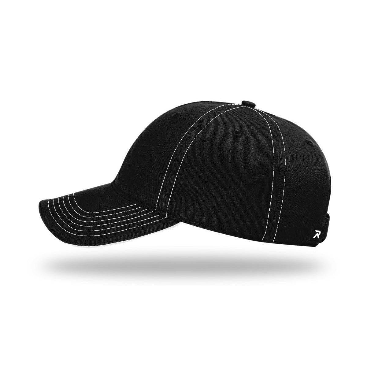 no-logo Richardson Washed Chino Sandwich Visor-Richardson-Thread Logic