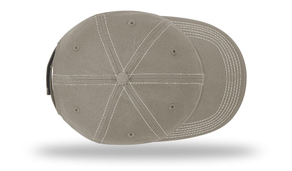 no-logo Richardson Washed Chino Sandwich Visor-Richardson-Thread Logic