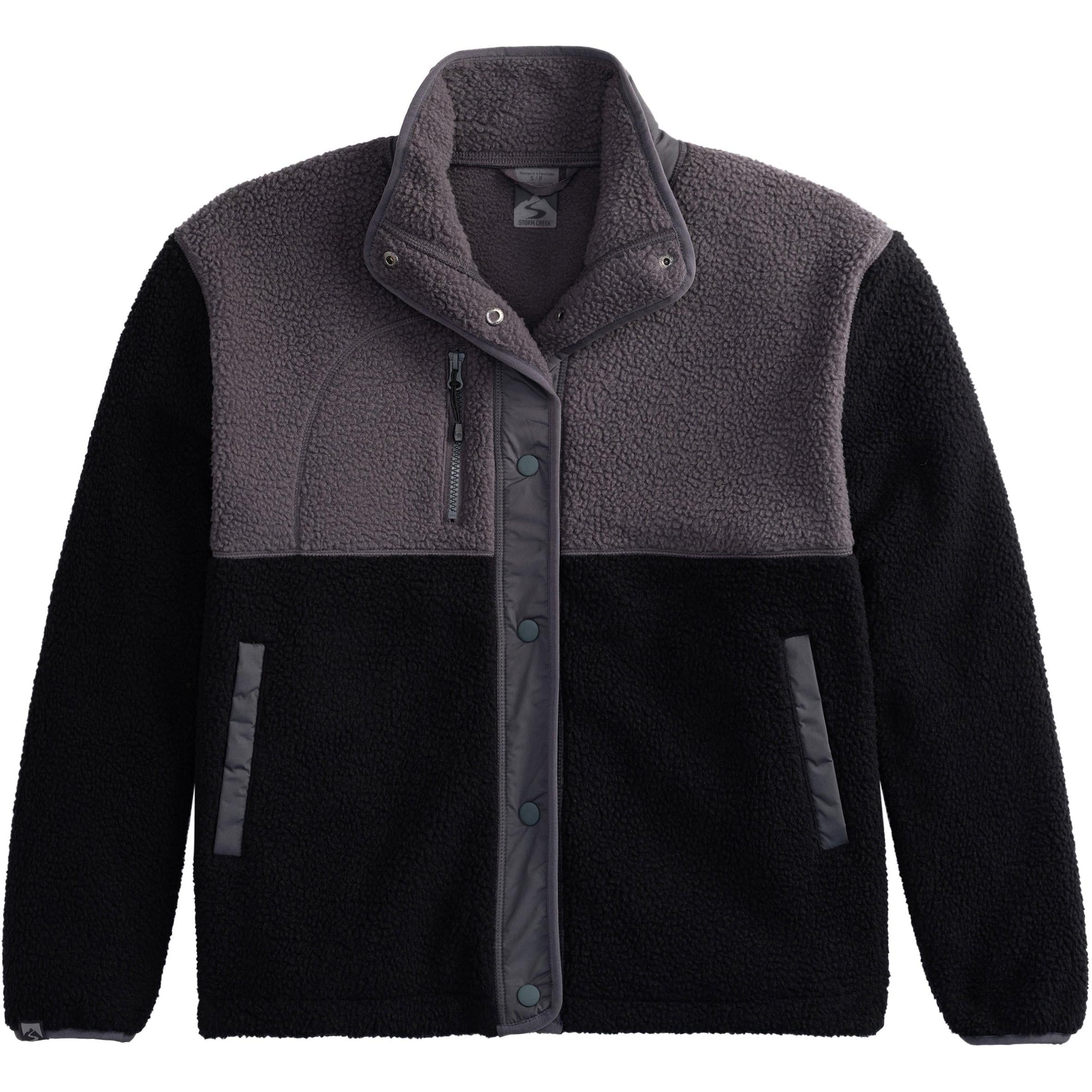 Storm Creek Ladies Warm Up Colorblock Sherpa Fleece Jacket