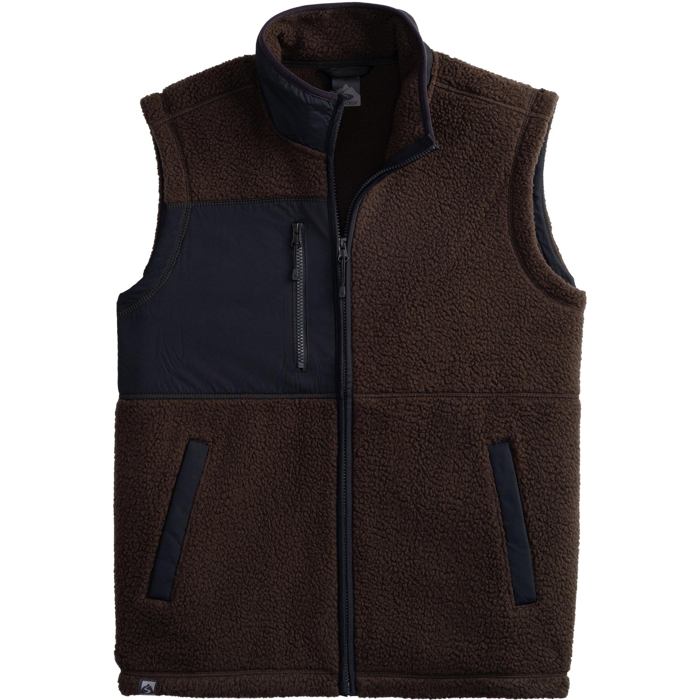 Storm Creek Warm Up Colorblock Sherpa Fleece Vest