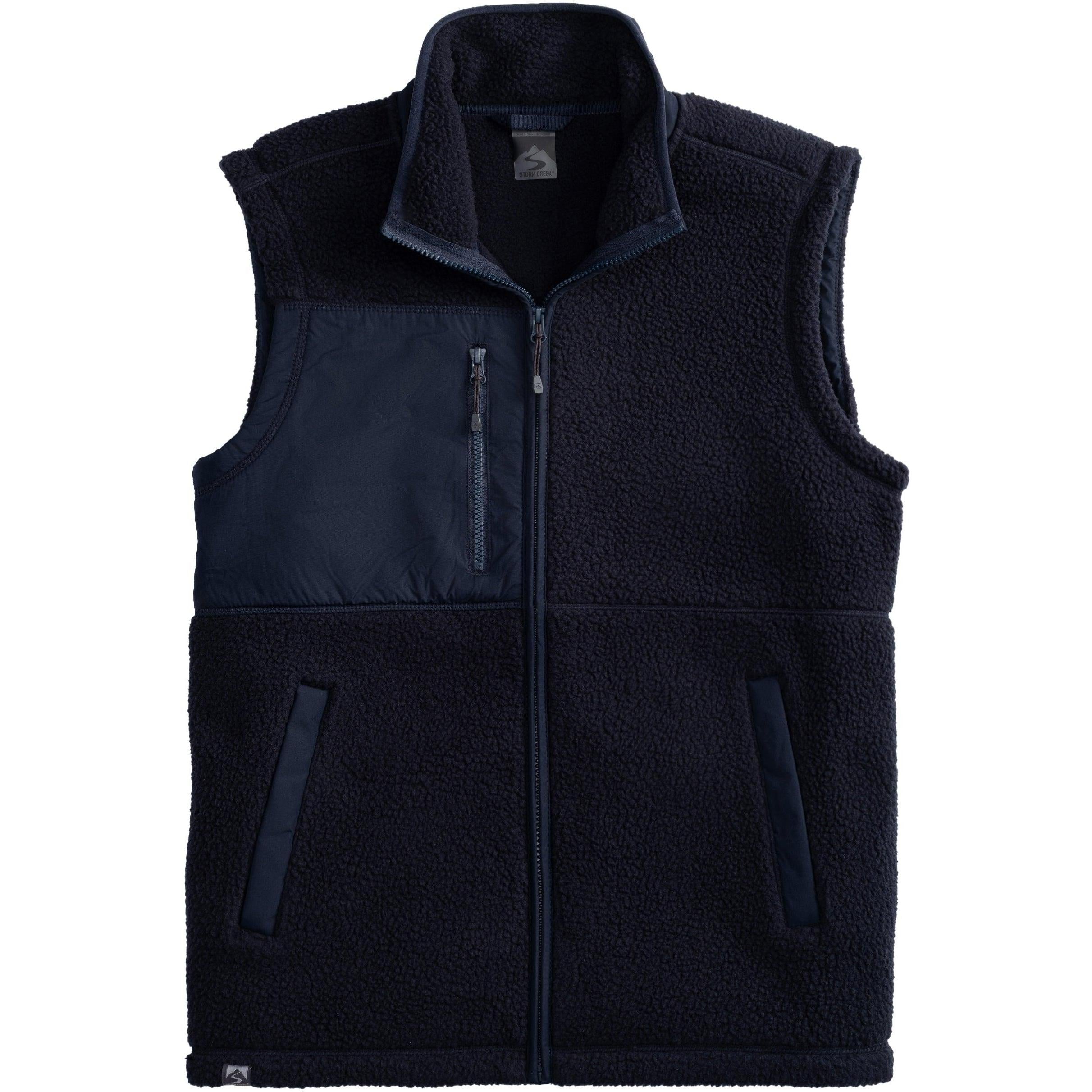 Storm Creek Warm Up Colorblock Sherpa Fleece Vest