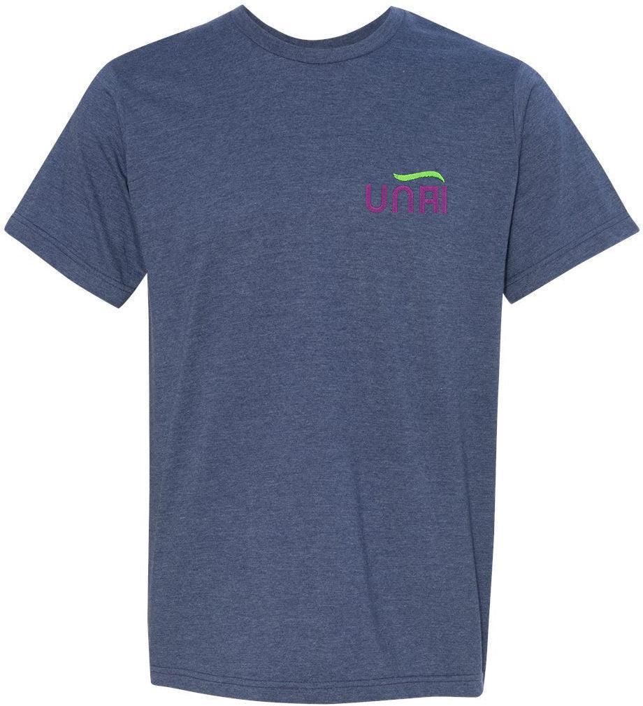 no-logo Bayside USA-Made Ringspun 50/50 Heather Unisex TShirt-Men's T Shirts-Bayside-Thread Logic