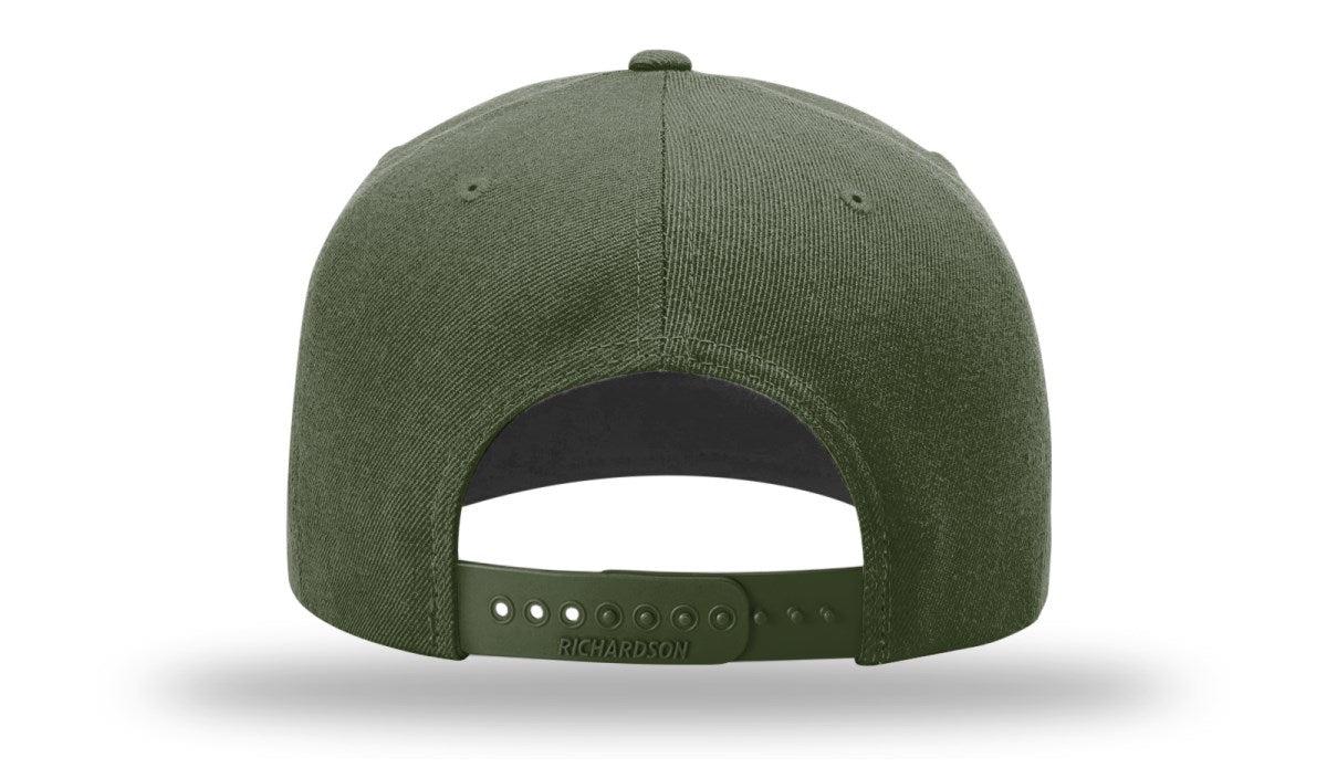 no-logo Richardson Wool Flatbill Snapback-Richardson-Thread Logic