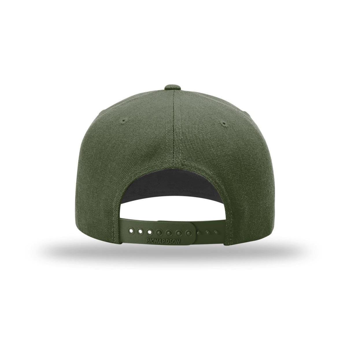 no-logo Richardson Wool Flatbill Snapback-Richardson-Thread Logic