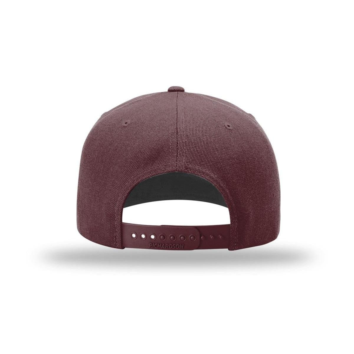 no-logo Richardson Wool Flatbill Snapback-Richardson-Thread Logic