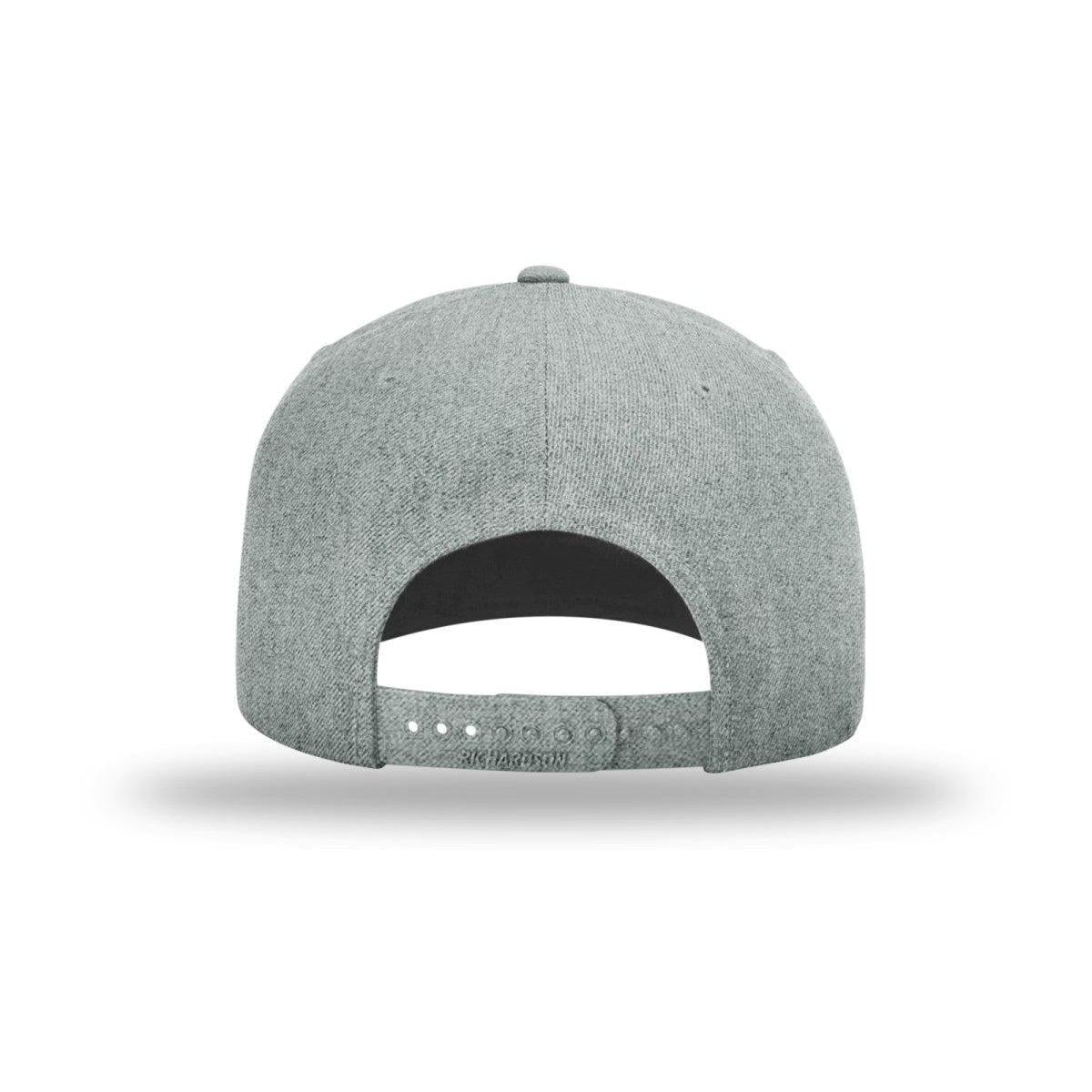 no-logo Richardson Wool Flatbill Snapback-Richardson-Thread Logic