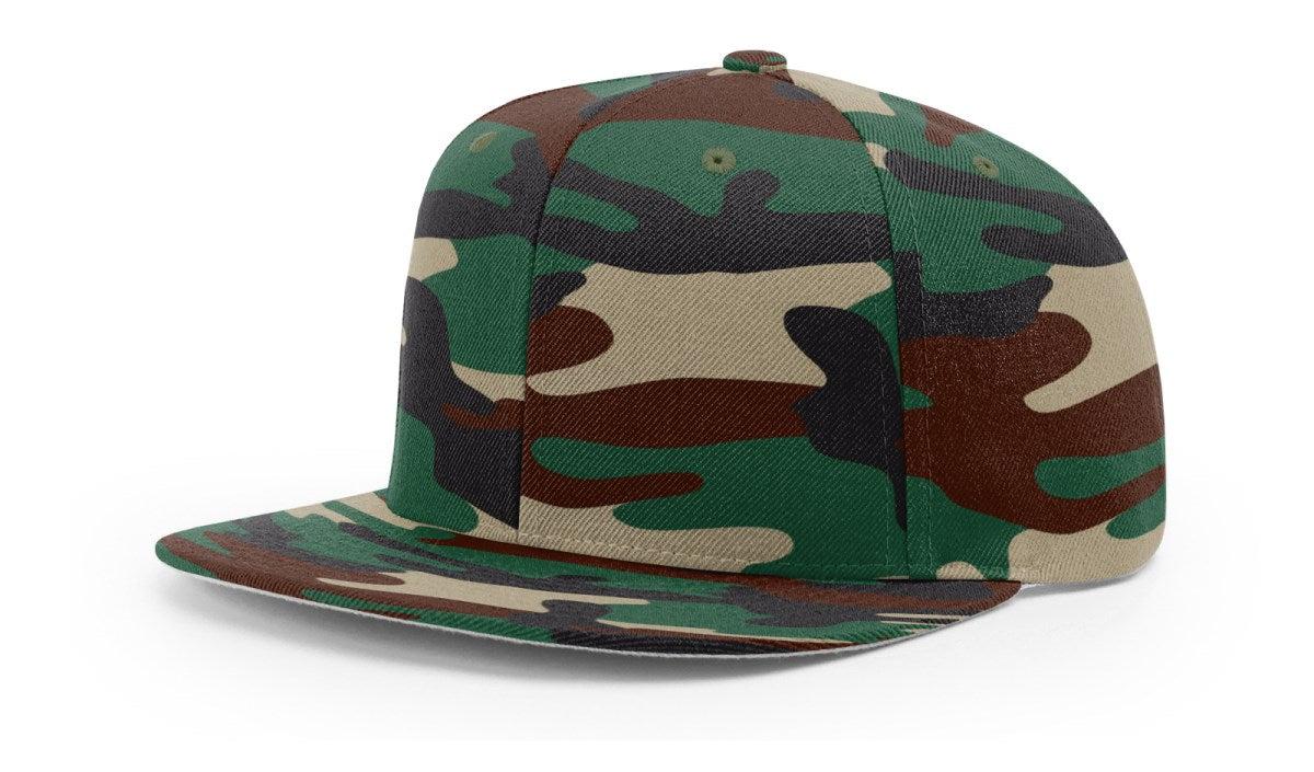 no-logo Richardson Wool Flatbill Snapback-Richardson-Thread Logic