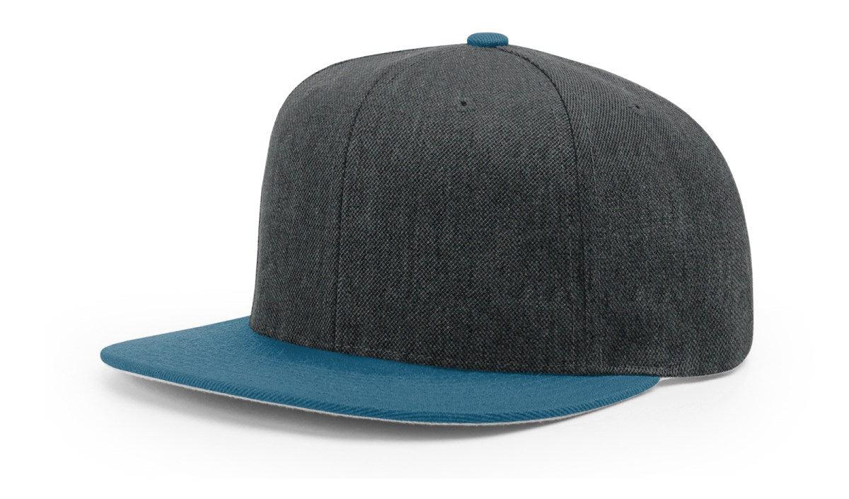 no-logo Richardson Wool Flatbill Snapback-Richardson-Thread Logic