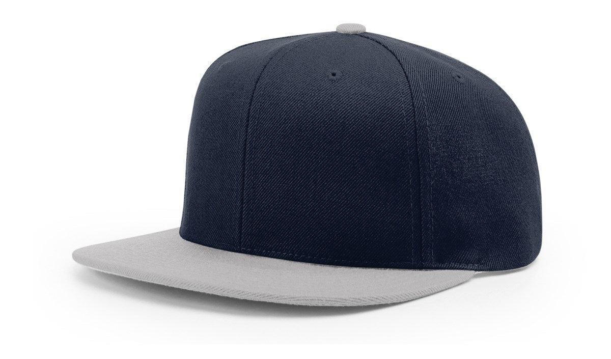 no-logo Richardson Wool Flatbill Snapback-Richardson-Thread Logic
