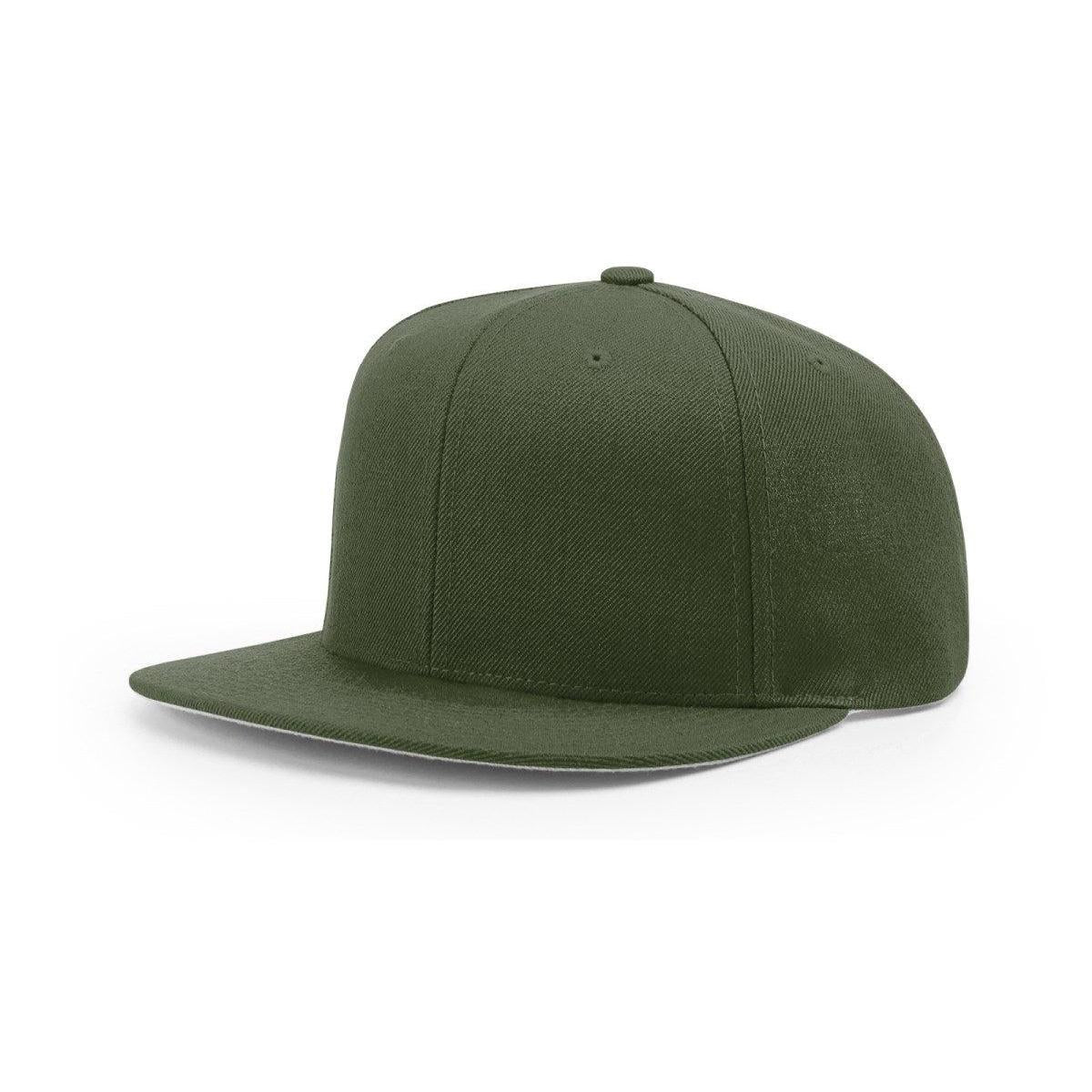 no-logo Richardson Wool Flatbill Snapback-Richardson-Thread Logic