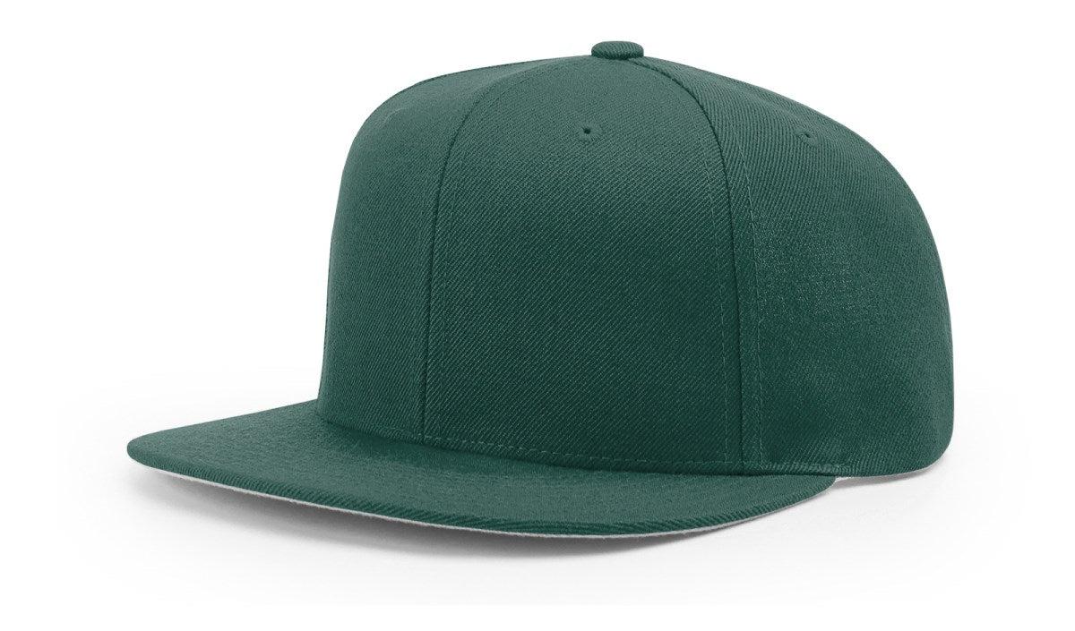 no-logo Richardson Wool Flatbill Snapback-Richardson-Thread Logic