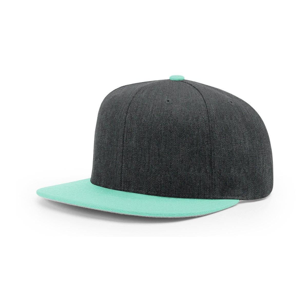 no-logo Richardson Wool Flatbill Snapback-Richardson-Thread Logic