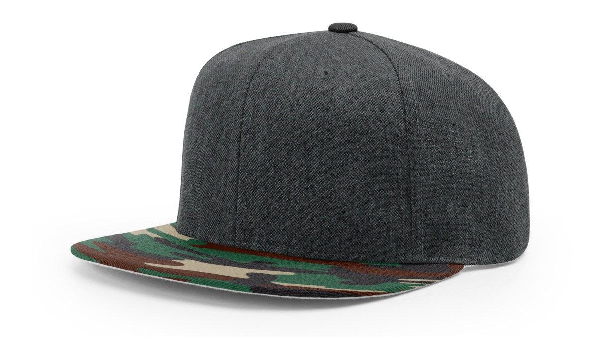 no-logo Richardson Wool Flatbill Snapback-Richardson-Thread Logic