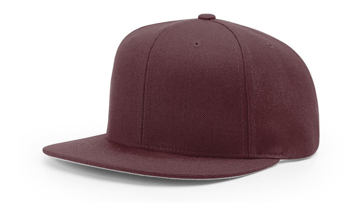 no-logo Richardson Wool Flatbill Snapback-Richardson-Thread Logic