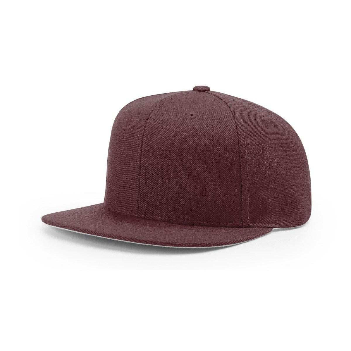 no-logo Richardson Wool Flatbill Snapback-Richardson-Thread Logic