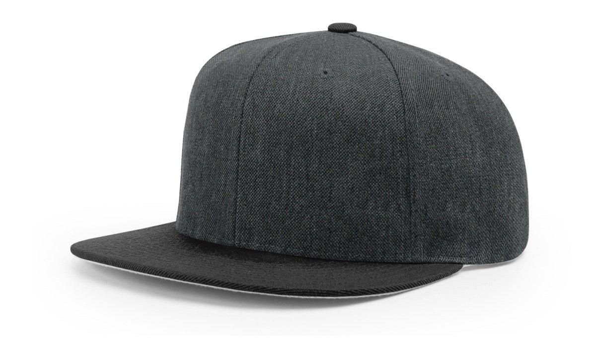 no-logo Richardson Wool Flatbill Snapback-Richardson-Thread Logic