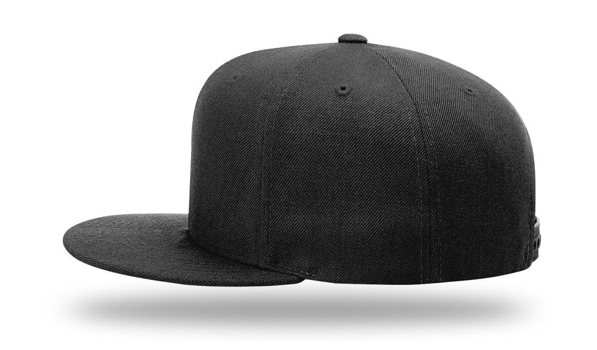 no-logo Richardson Wool Flatbill Snapback-Richardson-Thread Logic