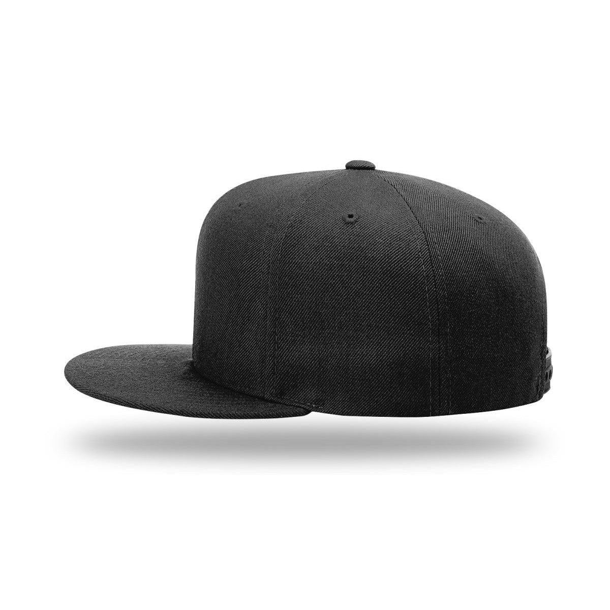 no-logo Richardson Wool Flatbill Snapback-Richardson-Thread Logic