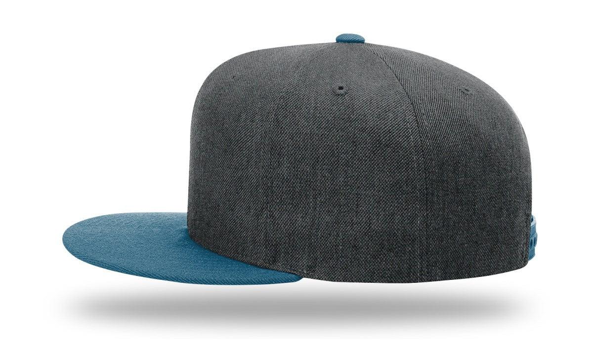 no-logo Richardson Wool Flatbill Snapback-Richardson-Thread Logic